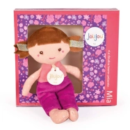 Bábika Doudou Julijou Mia 16 cm fuchsiová
