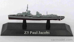 Edicola Warship Z5 Paul Jacobi Destroyer Germany 1935 1:1250 Military