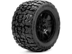 Pro-Line kolo 1:16 s pneu Jaeger, disk Split Six černý 12mm (2): Arrma Mini Kraton