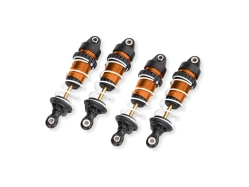 Traxxas tlumič GTR dlouhý oranžový (sestavený s pružinami)
