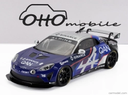 Otto-mobile Alpine A110 Gt4 Evo Coupe Alpine N 00 E-sports Series 2024 1:18 Blue Black