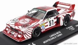 Edicola Lancia Beta Montecarlo Turbo Team Lancia Corse N 51 24h Le Mans 1980 Bernard Darniche - Hans Heyer - Teo Fabi 1:43 červená biela