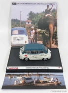 Brumm prom Fiat 600d Multipla 1961 - Overland Austrália - Anglicko 1969 Bruce Thomas - Stuart Harper 1:43 Bielo-zelená
