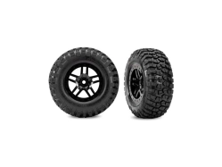 Traxxas kolo 2.2/3.0", disk SCT Split-Spoke černý, pneu BFGoodrich Mud-Terrain T/A KM2 (2) (2WD p)