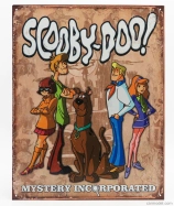 Edicola Príslušenstvo Kovový tanier - Scooby Doo 1:1 Biela modrá hnedá