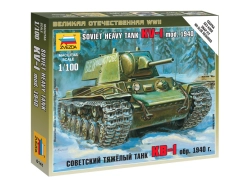 Zvezda Snap Kit - KV-1 (1:100)
