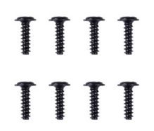 Skrutky M2,5*8, tanierová hlava