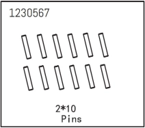 Pins 2*10 (12)