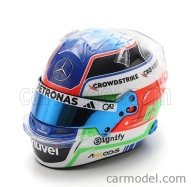 Spark-model prilby Bell Casco Helma F1 Andrea Kimi Antonelli F1 Team Mercedes Amg N 12 Sezóna 2025 1:5 Modrá biela červená zelená