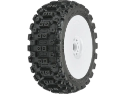 Pro-Line bike 3.3", pneumatiky Badlands MX M2 Buggy, H17 biely disk (2)