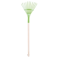 Bigjigs Toys Záhradné hrable zelené