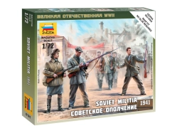 Zvezda figúrky Soviet Militia 1941 (1:72)