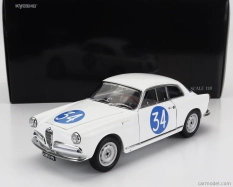 Kyosho Alfa romeo Giulietta Sv Sprint Veloce N 34 Targa Florio 1960 Emanuele - Aldebaran (checco D'angelo) 1:18 Biela