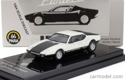 Paragon-models De tomaso Pantera Lhd 1972 1:64 biela čierna