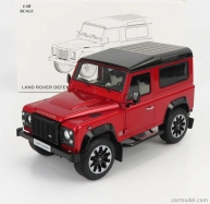 Lcd-model Land rover Defender 90 Works V8 70th Edition 2018 1:18 Red
