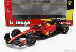 Bburago Ferrari F1  Sf-23 Team Scuderia Ferrari N 16 4th Monza Italy Gp 2023 Charles Leclerc 1:18 Červená Černá Žlutá
