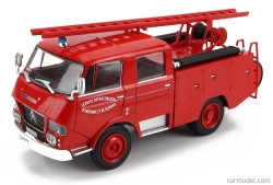 Edicola Citroen N-series Tanker Truck 1969 - Hasičské auto - Vigili Del Fuoco - Feuerwehr 1:43 Červená