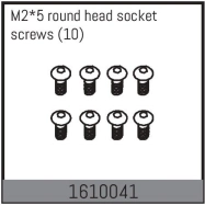 M2*5 round head socket screws (10)