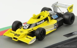 Edicola Renault F1 Rs01 N 15 Sezóna 1977 Jean Pierre Jabouille 1:43 žltá čierna
