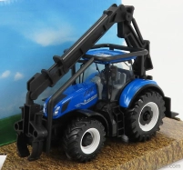 Bburago New holland T7.315 Tractor 2016 1:50 Modré Dřevo