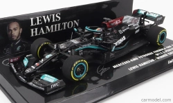 Minichamps Mercedes gp F1 W12 Mercedes M12 Eq Power+ Team Amg Petronas Motorsport Formula One N 44 Winner Qatar Gp 2021 Lewis Hamilton 1:43 Black Green