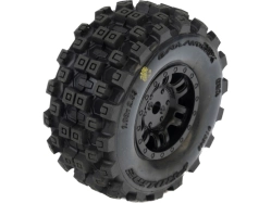Pro-Line kolo 1:16, pneu Badlands MX, disk černý H12mm (4): Mojave Grom