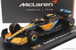 Bburago Mclaren F1 Mcl36 Mercedes Team Mclaren N 3 1:43, oranžová