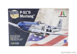 Italeri North american P-51d Mustang Military Airplane 1941 1:72 /