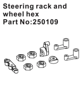 HBP250109 - Steering Rack & Wheel Hex Hubs