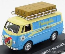Edícia Alfa Romeo 2 Van 1956 - Il Classico Dolce Italiano Melegatti 1:43 Svetlo modrá žltá