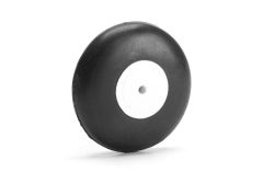 Hladké disky Contour 1 1/2", 38 mm, biele ráfiky, 2 ks.