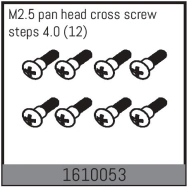 M2.5 pan head cross screw steps 4.0 (12)