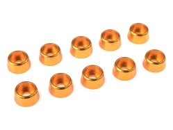 Podložka pod valc. hlavu M4/10mm hliníková zlatá (10)