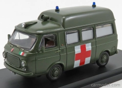 Rio-models Fiat 238 Van Tetto Alto Ambulanza Esercito Italiano 1970 1:43 Vojenská zelená