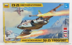 Zvezda Sukhoi Su-25 Frogfoot Airplane Military 1981 1:48 /