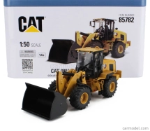 Dm-models Caterpillar Cat938 Ruspa Gommata - Scraper Tractor Wheel Loader 1:50 Žlutá Černá