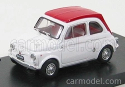 Brumm Fiat 500 595ss Abarth 1964 1:43 Bílá Červená