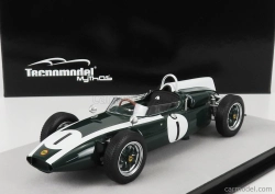 Tecnomodel Cooper F1 T53 N 1 British Silverstone Gp World Champion 1960 Jack Brabham 1:18 Zelená
