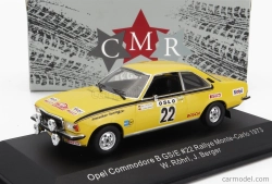 Cmr Opel Commodore B Gs/e (night Version) N 22 Rally Montecarlo 1973 W.rohrl - J.berger 1:43 Žlutá