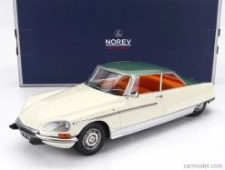 Norev Citroen Ds21 Le Leman 1968 1:18 Ivory Green Met