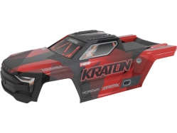 Arrma karoséria čierna/červená: Mini Kraton