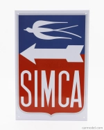 Edicola Príslušenstvo Kovová doska - Logo Simca 1:1 Rôzne