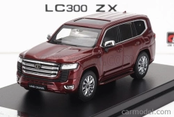 Lcd-model Toyota Land Cruiser Lc300-zx 2022 1:64 Red
