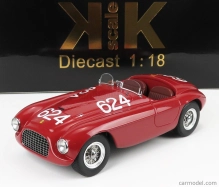 Kk-scale Ferrari 166mm 2.0l V12 Spider N 624 Winner Mille Miglia 1949 C.biondetti - E.salani 1:18 Red