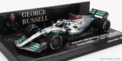 Minichamps Mercedes gp F1 W13e Team Mercedes-amg Petronas F1 N 63 3rd France Gp 2022 George Russell 1:43 Stříbrná Zelená