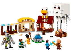 LEGO Minecraft - Balón v podobe ďatľa a útok na dedinu