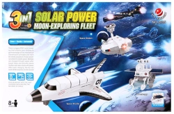 Solárna stavebnica 3 v 1 Moon Exploring Fleet