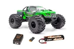ROGUE TERRA SPORT RTR Brushless Monster Truck 4WD (15 kg servo), zelená + aku a nabíjač