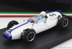 Brumm Cooper F1  T56 N 44 Belgium Gp 1961 M.gregory - With Driver Figure 1:43 Bílá Modrá