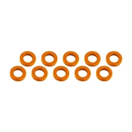 3x6x1mm alu podložky oranžové (10 ks.)